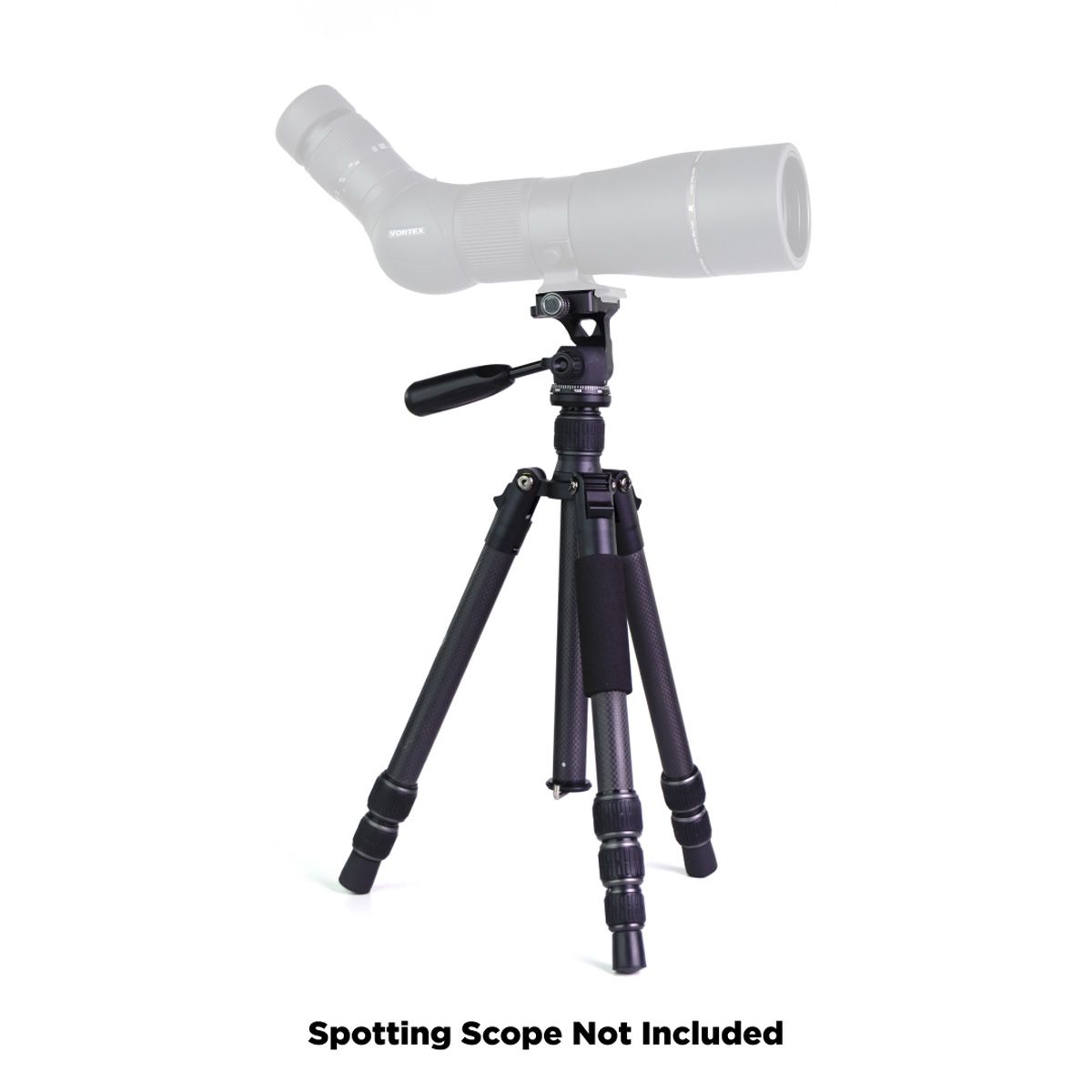 BlackOvis Alpine Pro Carbon Fiber Sitting Tripod with Panhead Gen 2 - Carbon -