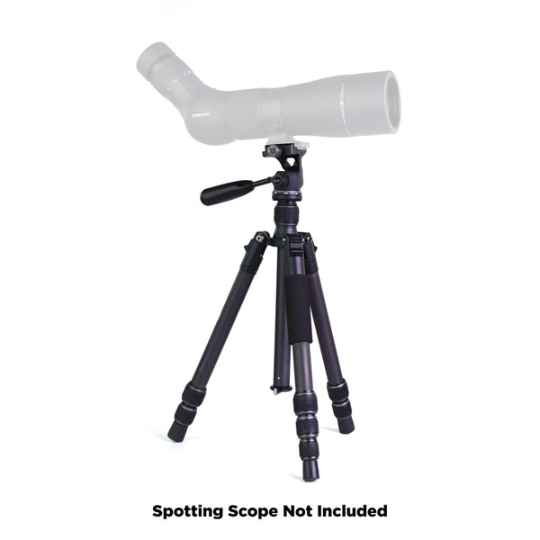 BlackOvis Alpine Pro Carbon Fiber Sitting Tripod with Panhead Gen 2 - Carbon -