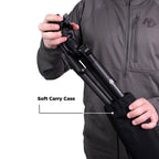 BlackOvis Alpine Pro Carbon Fiber Sitting Tripod with Panhead Gen 2 - Carbon -