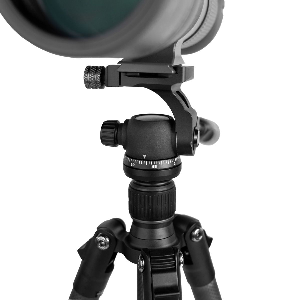 BlackOvis Alpine Pro Carbon Fiber Sitting Tripod with Panhead Gen 2 - Carbon -