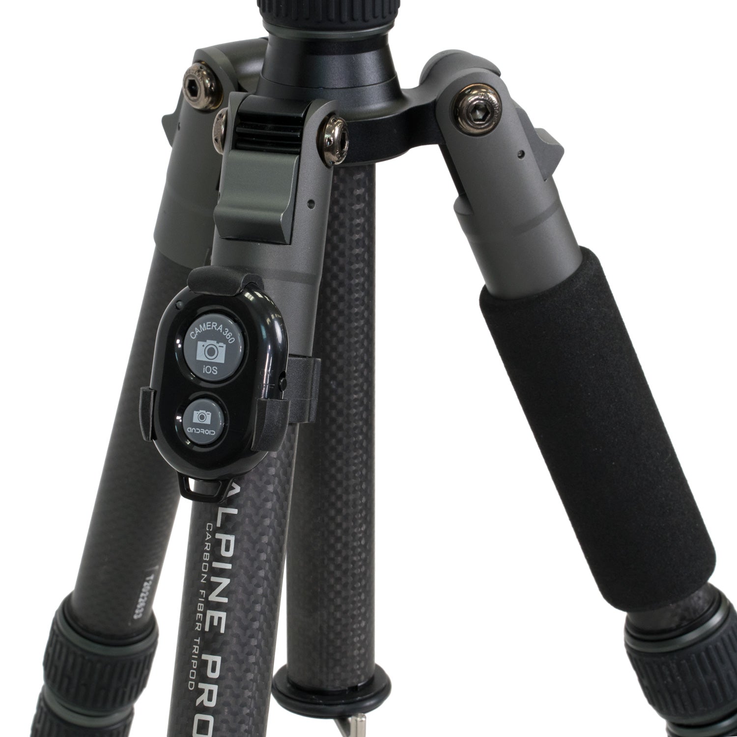 BlackOvis Alpine Pro Carbon Fiber Sitting Tripod with Panhead Gen 2 - Carbon -